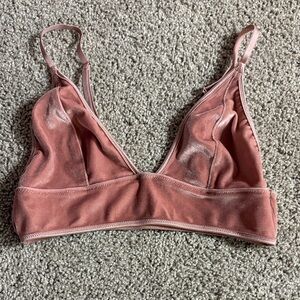 Velvet Pink Bralette